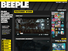 Tablet Screenshot of beeple-crap.com